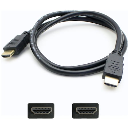 Addon 5 Pack Of 3.05M (10.00Ft) Hdmi 1.4 Male To Male Black Cable